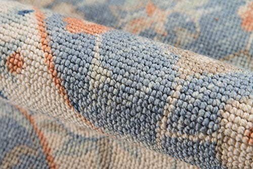 Aegean Bliss Medallion Wool-Synthetic Blend Rug, 2' x 3', Blue