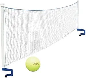 Poolmaster 16' White Volleyball and Badminton Pool Game Set