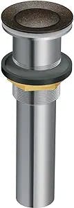 Moen Spring Loaded Push Button Bathroom Drain Assembly, Without Overflow