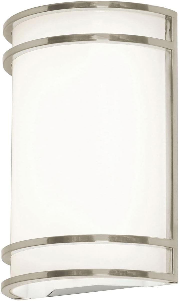 Ventura 9.88" Brushed Nickel Dimmable LED Wall Sconce