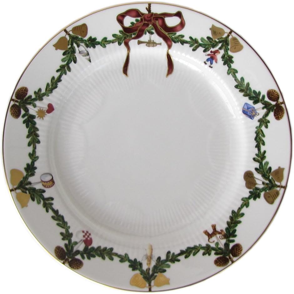 Winter Joy Porcelain 8" Christmas Salad/Dessert Plate
