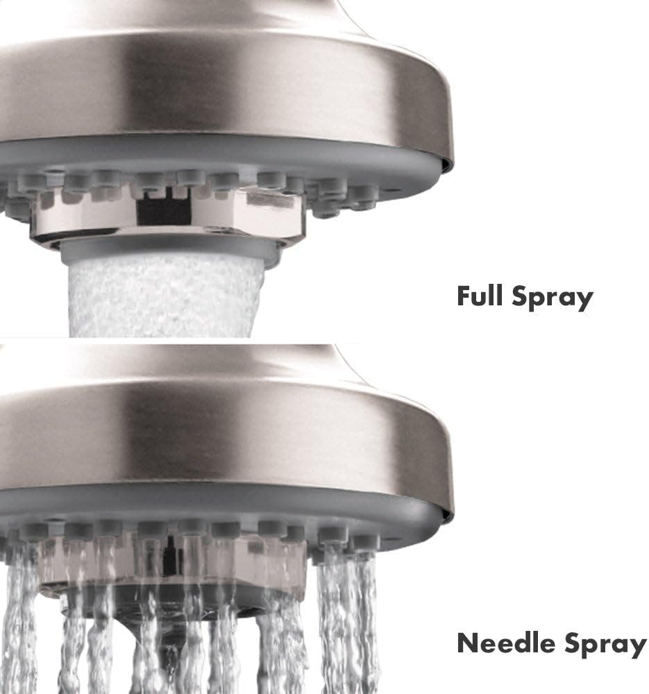 Modern Nickel Pull-Out Spray Kitchen Faucet in Steel Optik