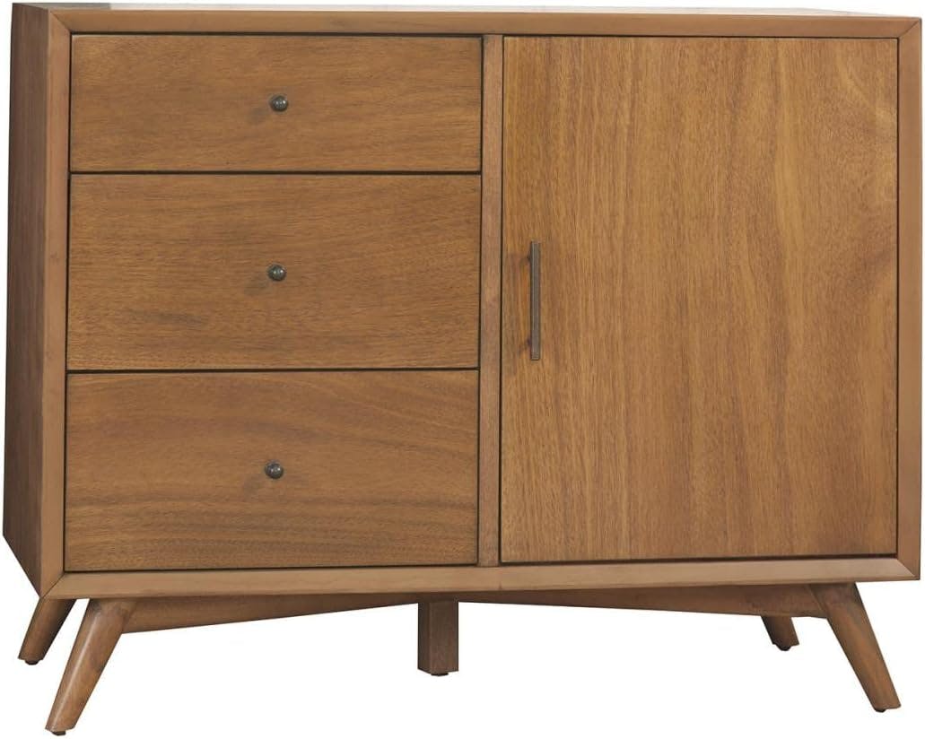 Williams 40"W Acorn Solid Wood 3-Drawer 1-Door Accent Cabinet