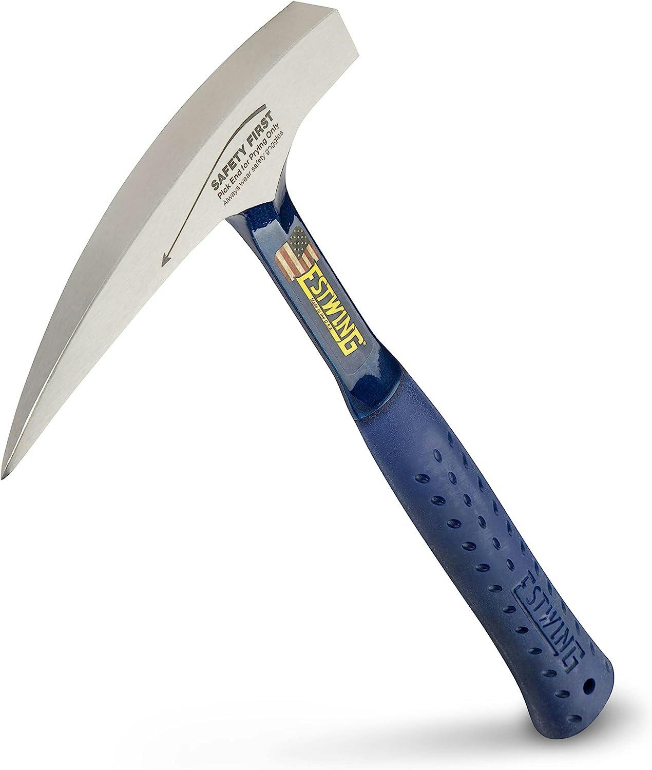 22 oz Steel Handle Non-Slip Grip Multicolor Pick Hammer