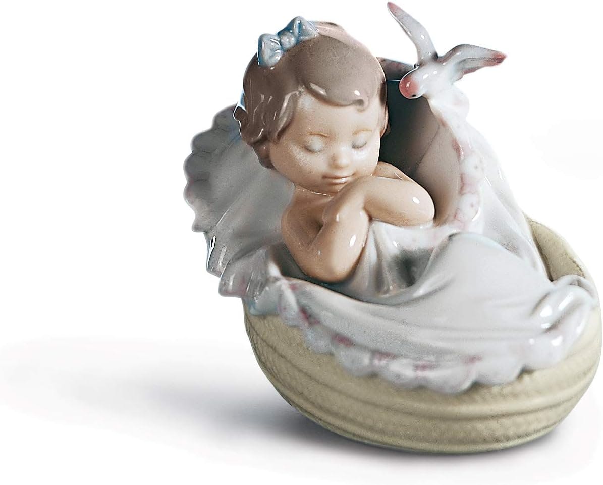 Comforting Dreams Handcrafted Porcelain Baby Girl Figurine