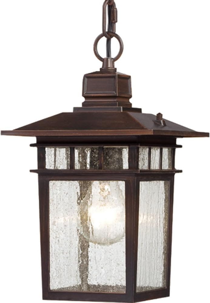Cove Neck Transitional Bronze 7" Outdoor Hanging Lantern