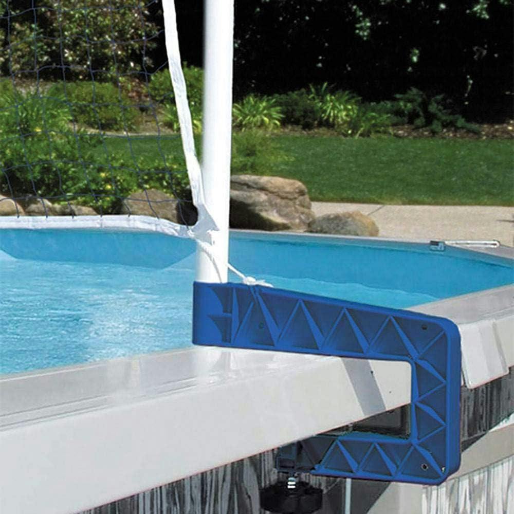 Poolmaster 16' White Volleyball and Badminton Pool Game Set
