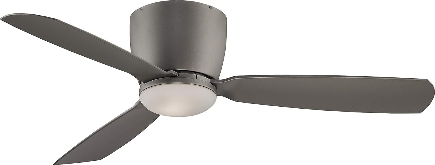 Embrace Matte Greige 52" Indoor Ceiling Fan with LED Light and Remote