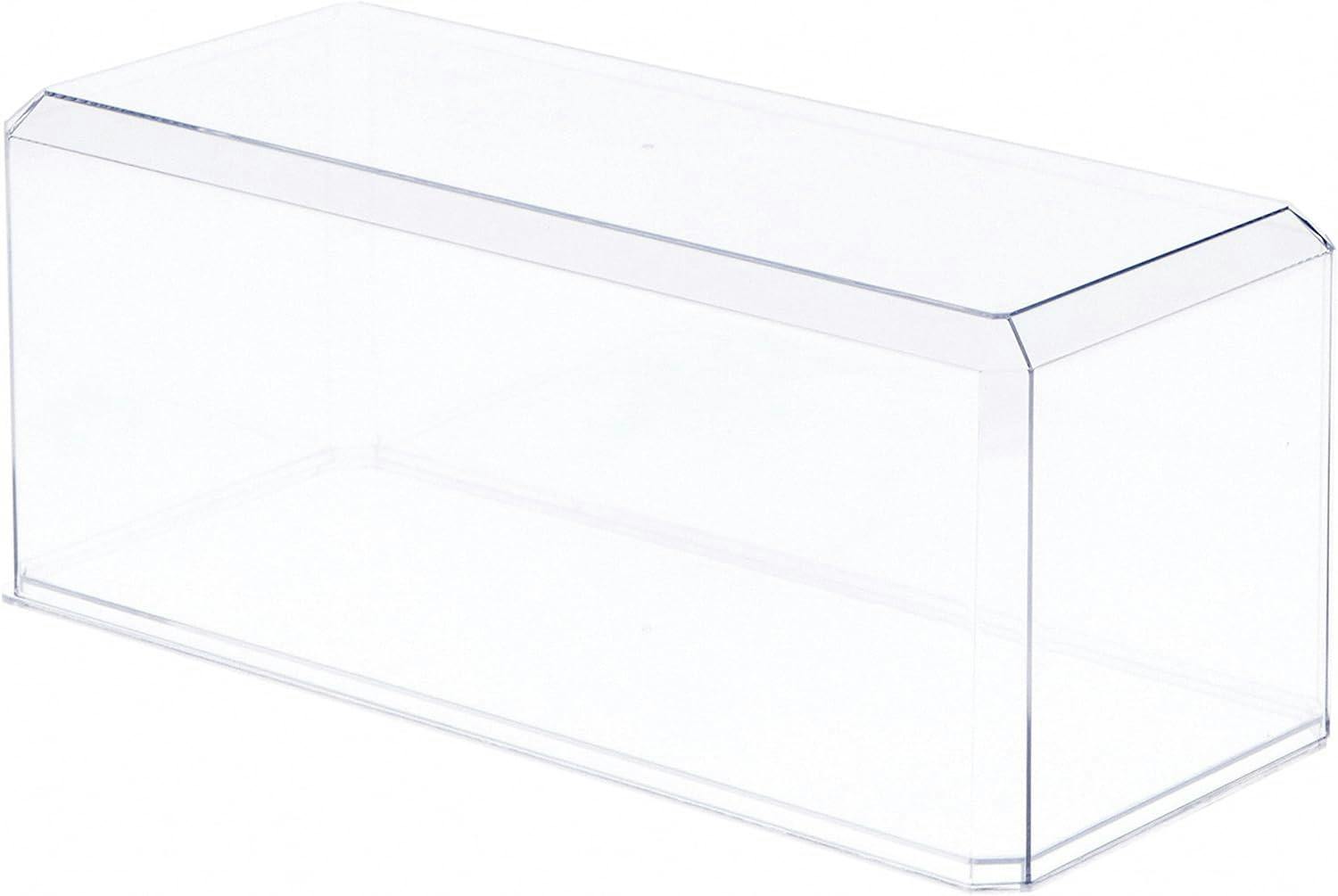 Crystal Clear Polystyrene Display Case for Collectibles 13"x5.5"