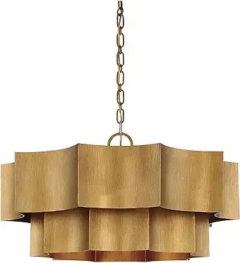 Carney 6 Light Metal Dimmable Tiered Chandelier