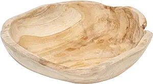 Desideria Teak Wood Serving Bowl