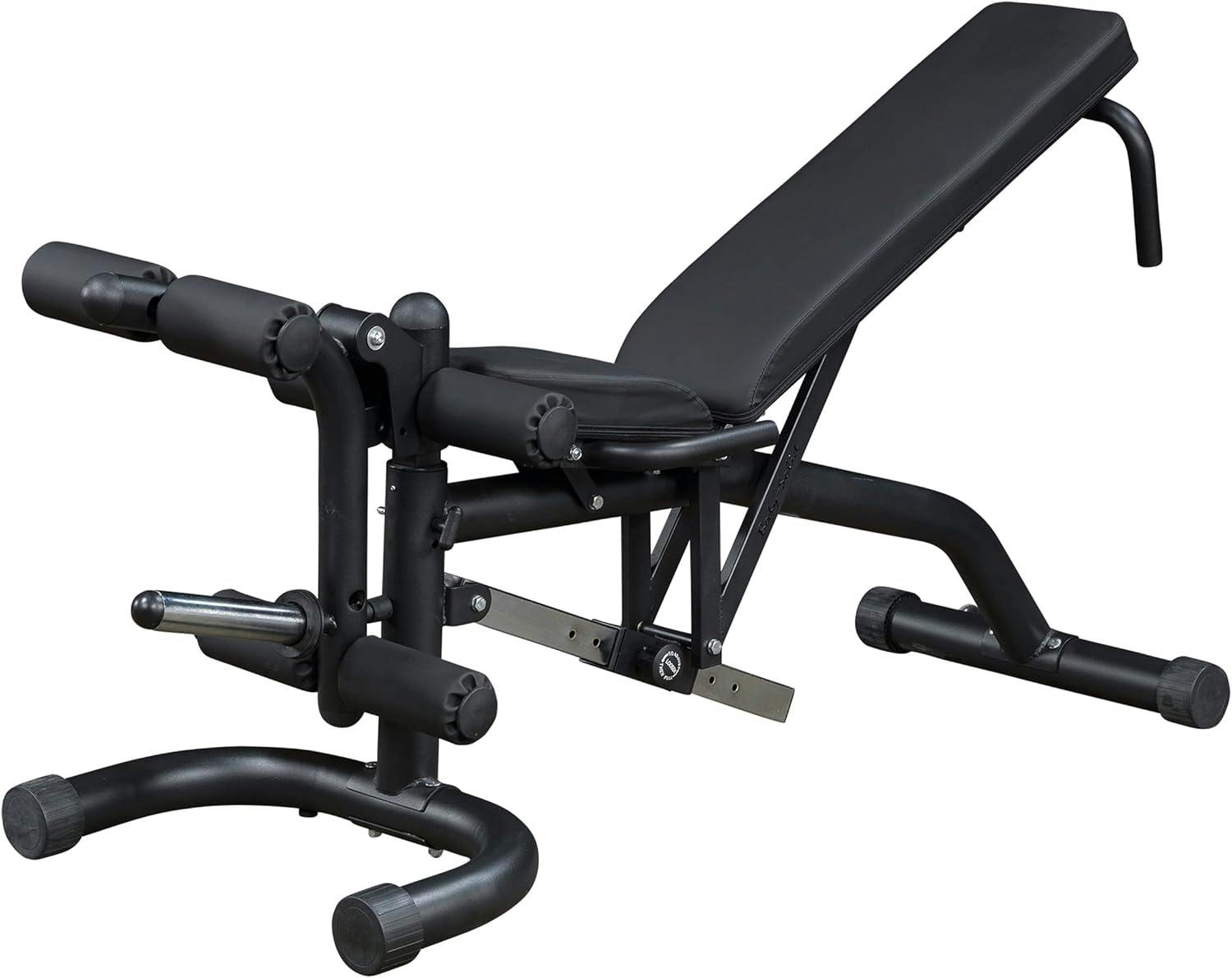MaxFlex 3-in-1 Heavy-Duty Steel Adjustable Workout Bench - Black