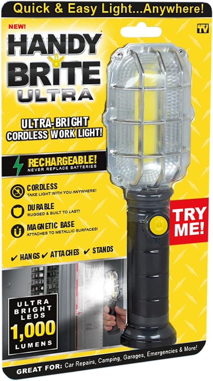 Ultra-Bright Cordless 1000 Lumens LED Work Light with Magnetic Base