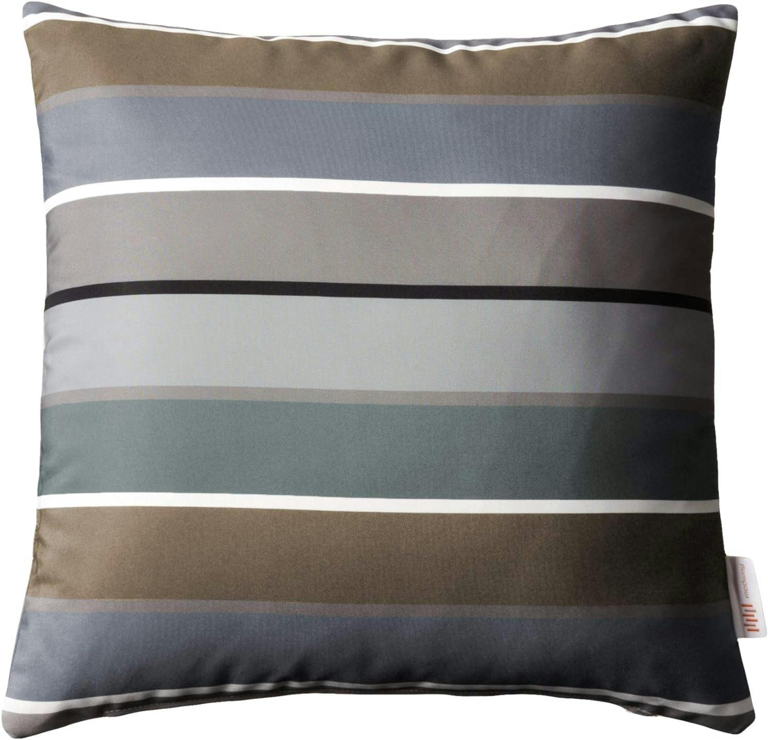 Modway Vibrant Stripe 17.5" Square Outdoor/Indoor Throw Pillow