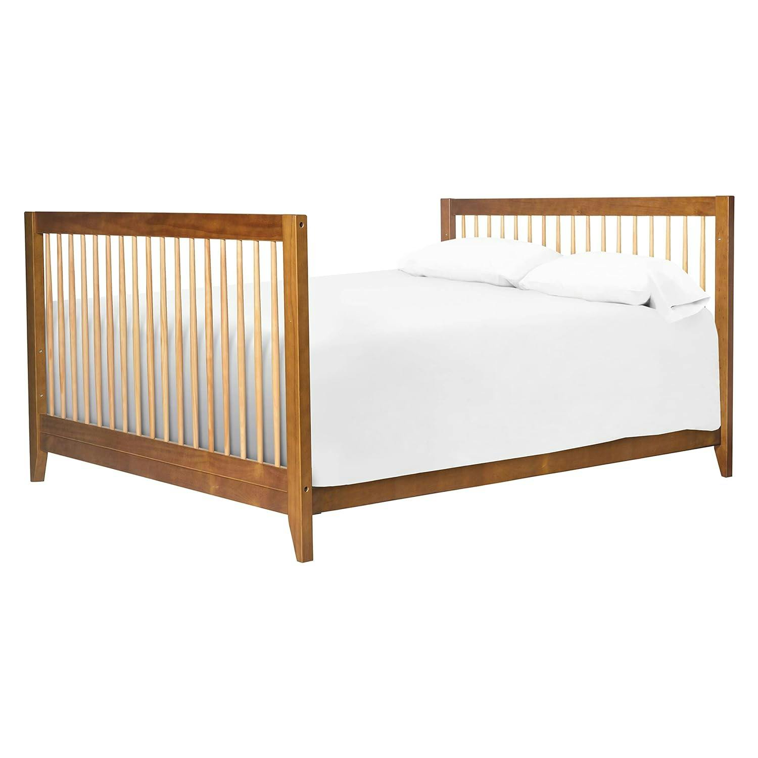 Sprout Chestnut and Natural 4-in-1 Convertible Crib