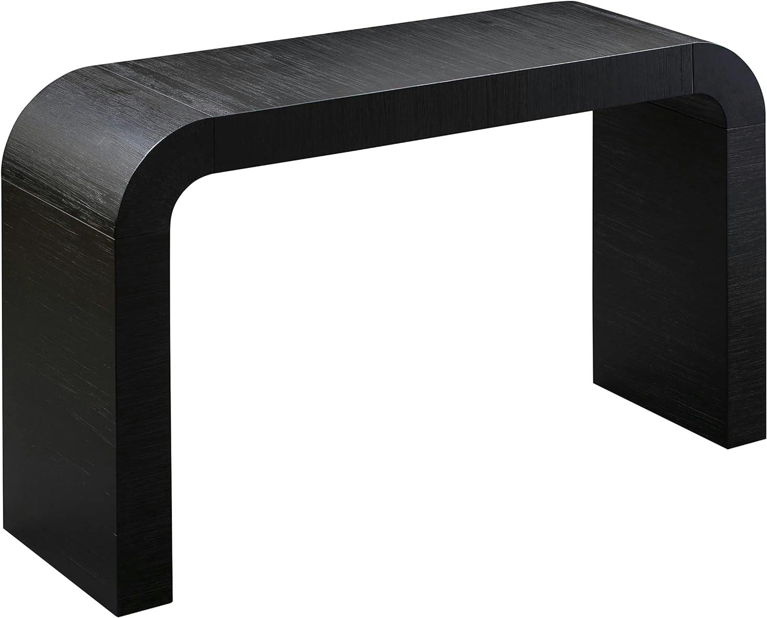 Baxley 53.9" Black Acacia Console Table