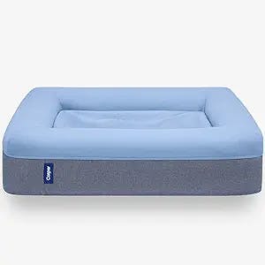 Casper Dog Bed, Plush Memory Foam, Medium, Blue