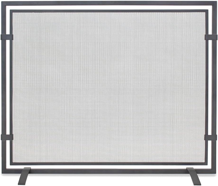Sinclair Contemporary Natural Iron 39"W x 31"H Fireplace Screen