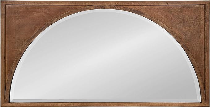 Abie Rectangle Solid Wood Wall Mirror