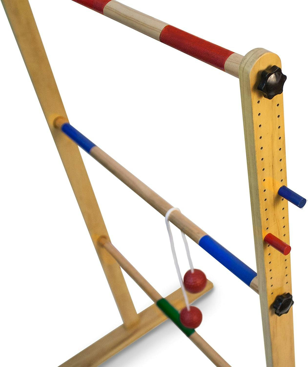Wooden Ladder Toss Game Set with Carrying Case