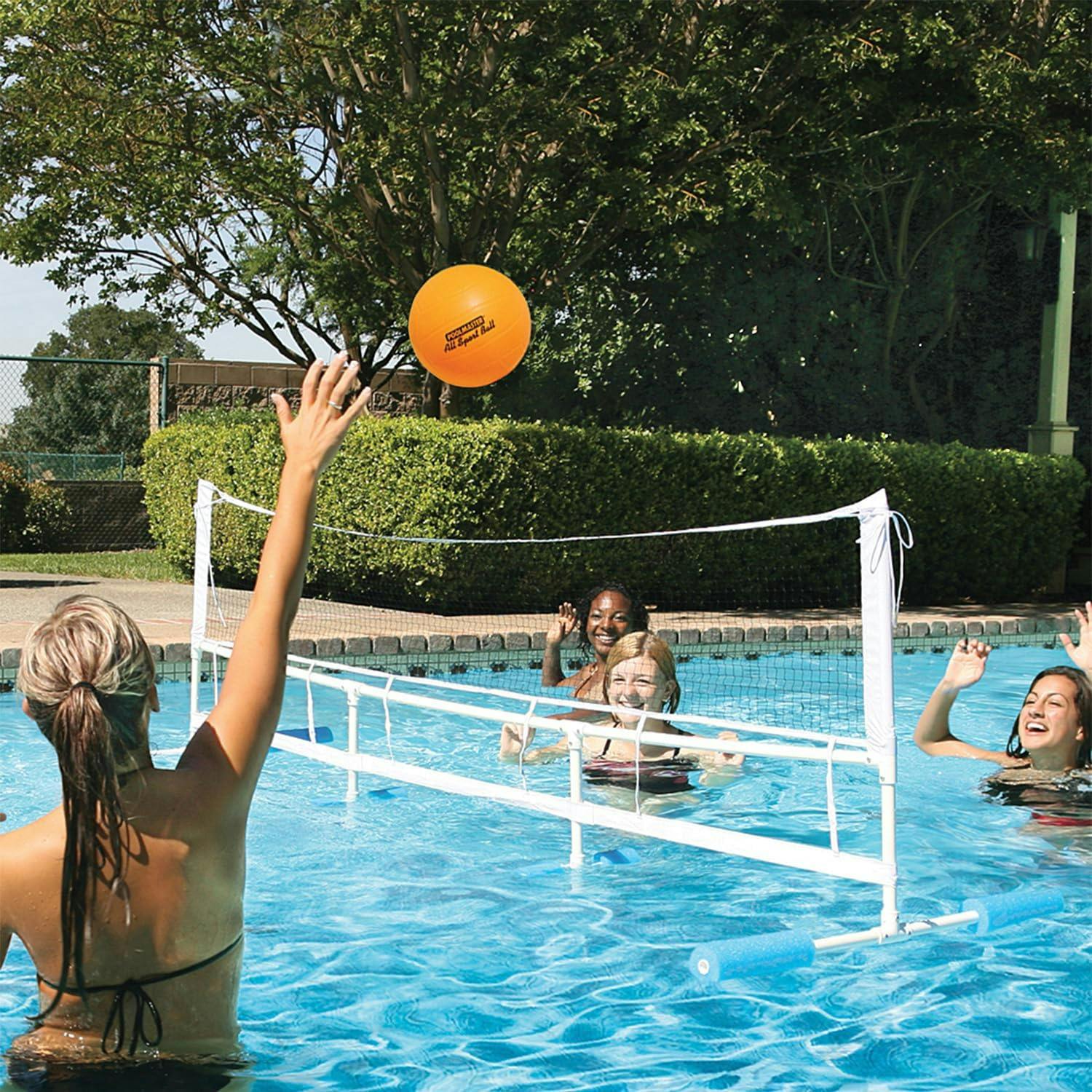 Deluxe 90" Multifunctional Water Volleyball/Badminton Pool Set