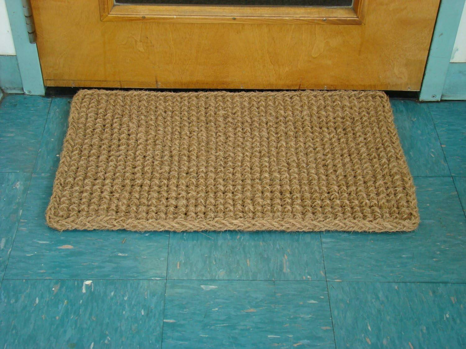 Traditional Dragon Motif 36"x22" Coir Outdoor Doormat