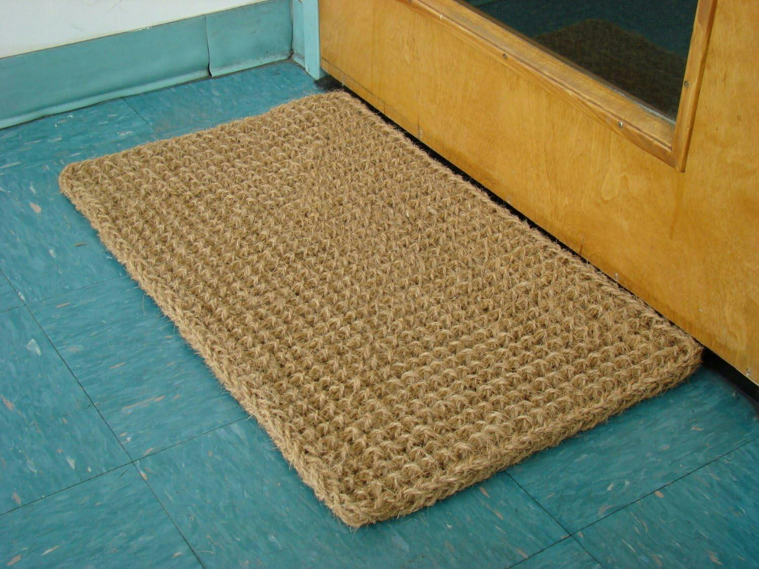Traditional Dragon Motif 36"x22" Coir Outdoor Doormat