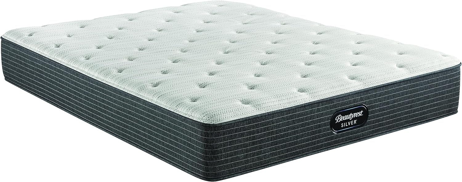 Contemporary Gray and White Twin XL Gel Memory Foam Innerspring Mattress