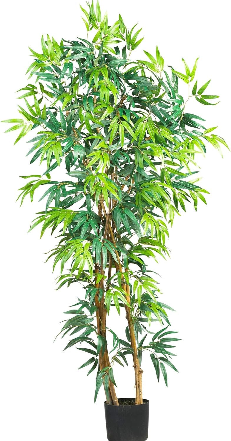 Exotic Curved Bamboo 5ft Silk Potted Tree