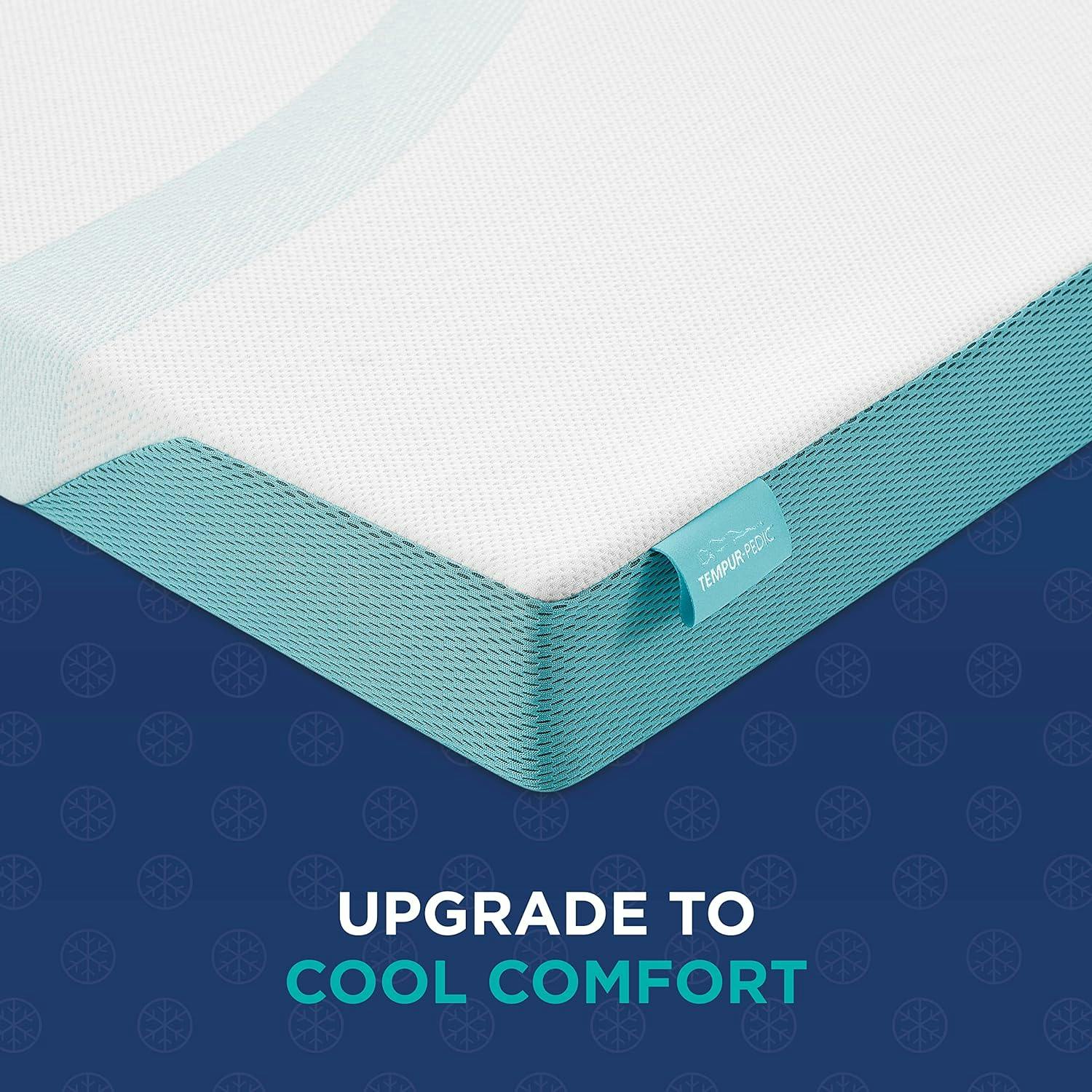 Cooling 3-Inch Full Memory Foam Mattress Topper with Washable Cover