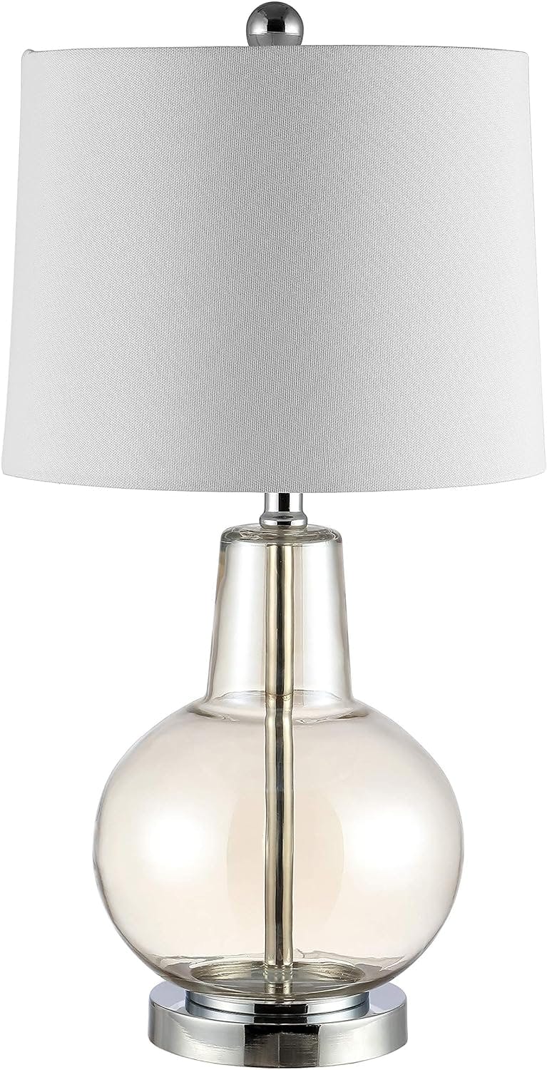 Atlas 16" Mercury Luster Glass Contemporary Table Lamp