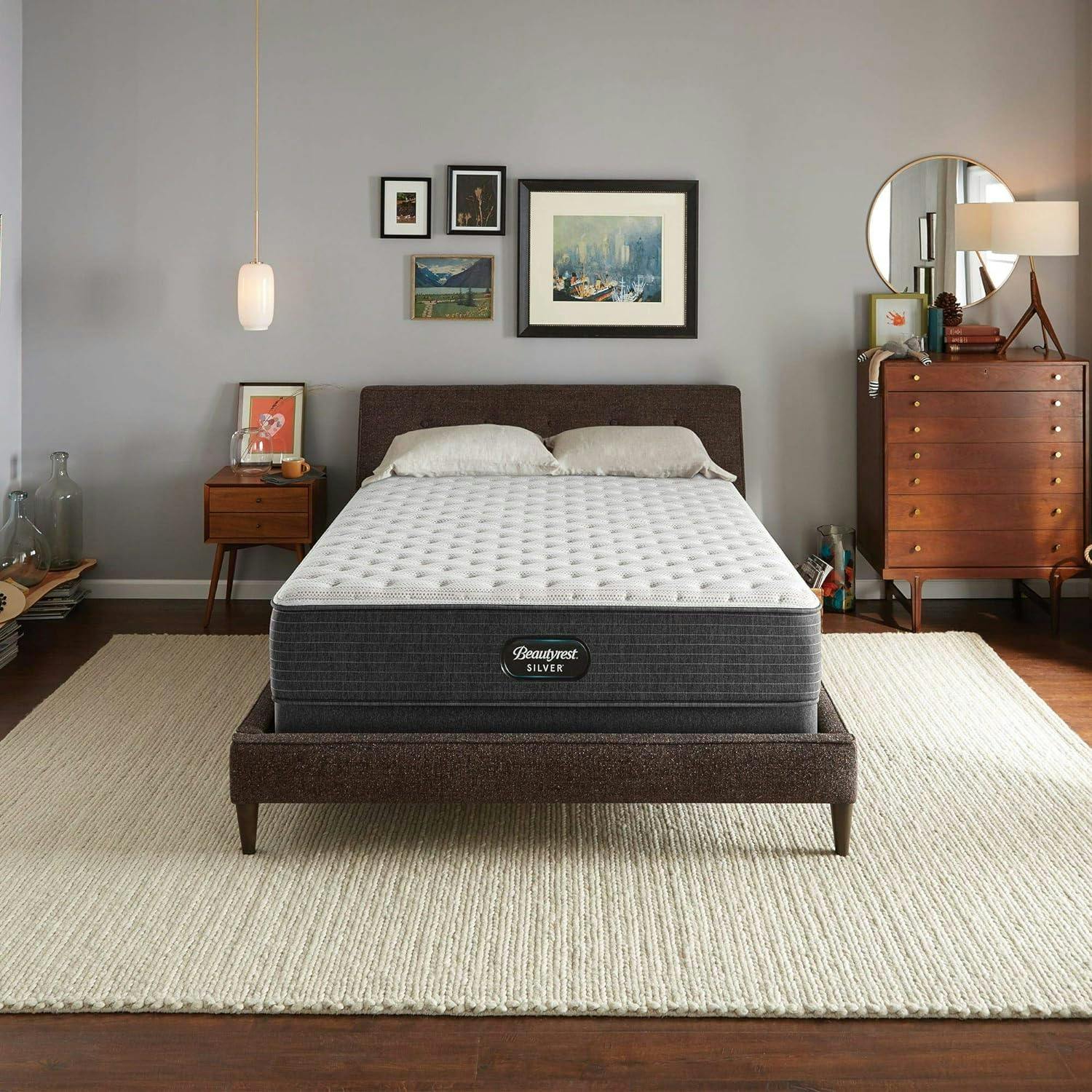 Contemporary Modern Queen Innerspring Gel Memory Foam Adjustable Bed