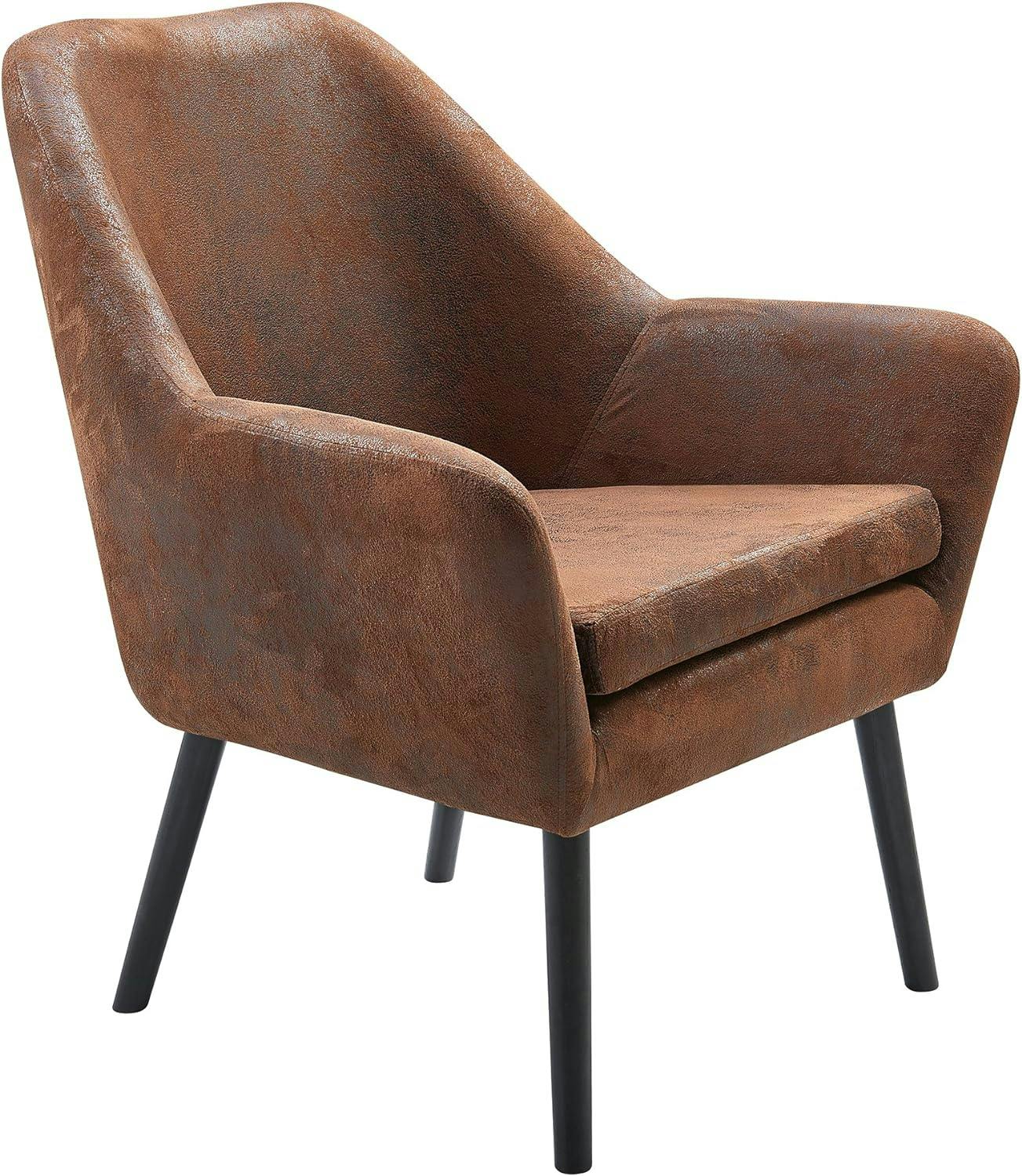 Ringwold Brown Upholstered Arm Accent Chair