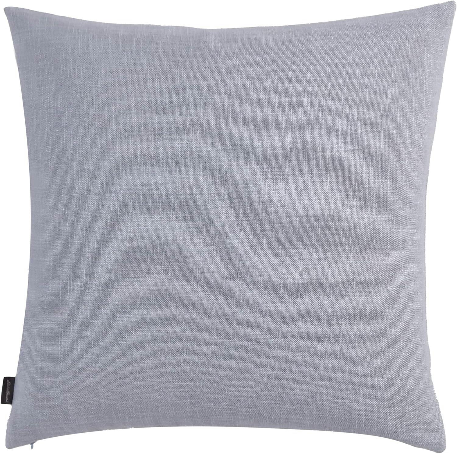 Rustic Grey Bear Motif 20"x20" Polyester Throw Pillow Cover