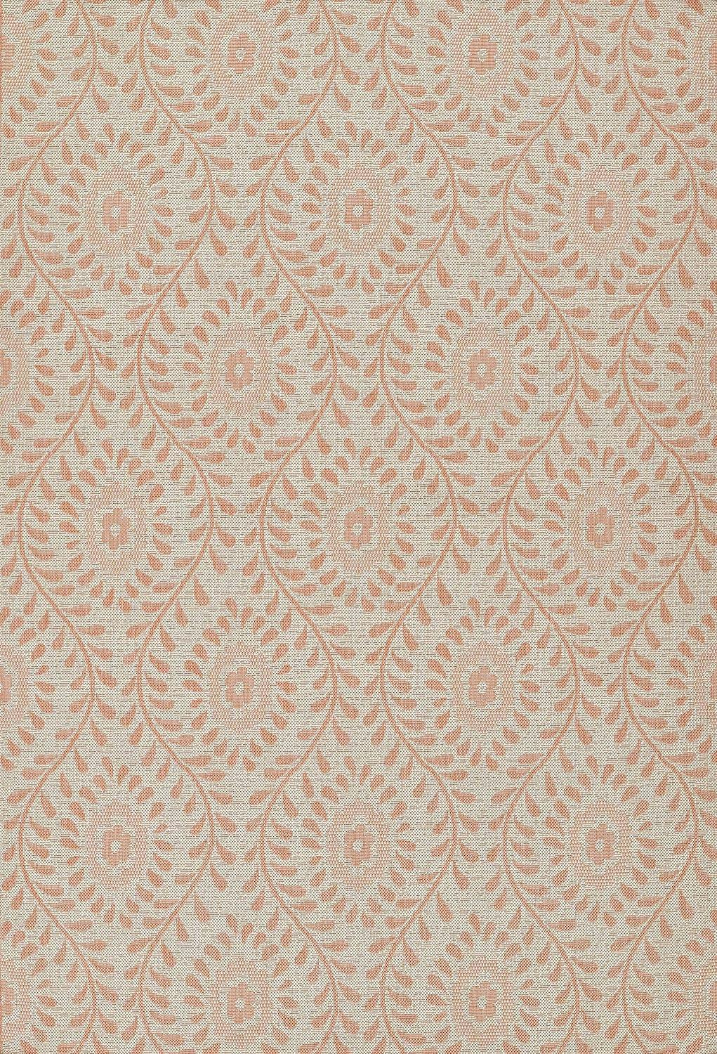 Coral Bliss 8' x 10' Reversible Synthetic Easy-Care Rug