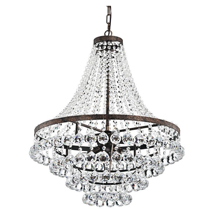 Breanna 7 - Light Dimmable Tiered Chandelier