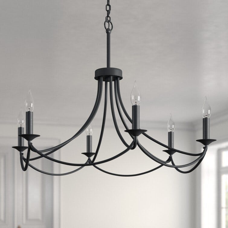 Emmaline 6 - Light Dimmable Classic / Traditional Chandelier