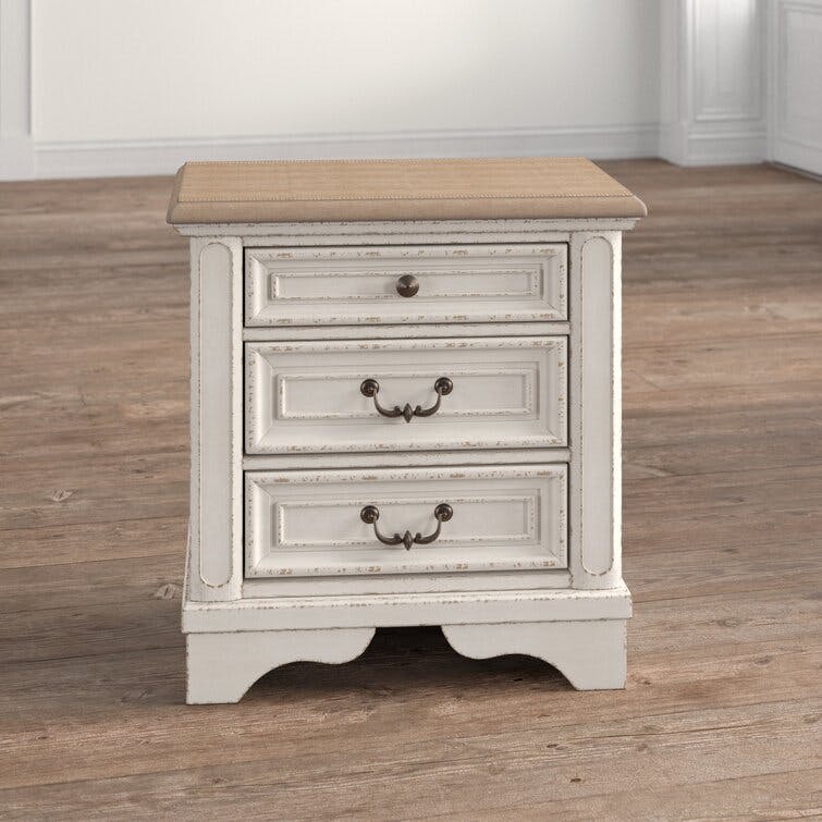 Hayley Solid + Manufactured Wood Nightstand