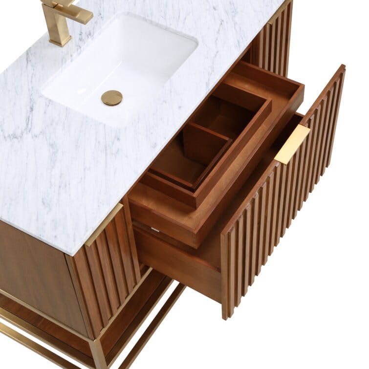 Terra 48'' Free Standing Single Bathroom Vanity with Top