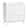 Babyletto Scoot 3-Drawer Changer Dresser with Removable Changing Tray in White, Greenguard Gold Certified