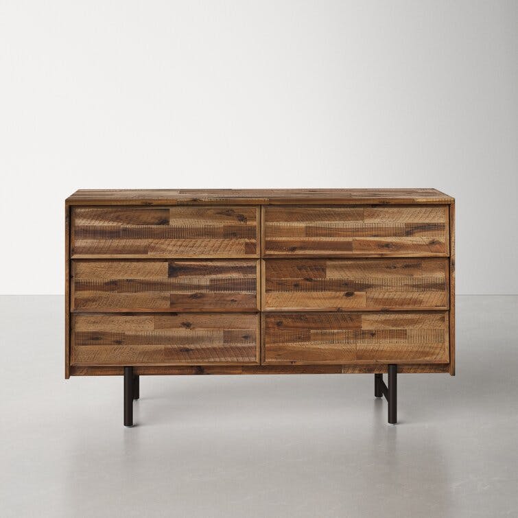 Austin 6-Drawer Wooden Dresser