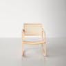 Safavieh  Couture Perth Rattan Rocking Chair - 22.8"x34.3"x30.5" Natural