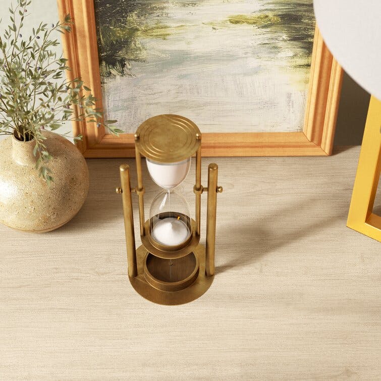 Tess Small Antique Rotating Sand Timer