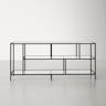 Hudson &amp; Canal Winthrop 55 in. TV Stand with Glass Shelves