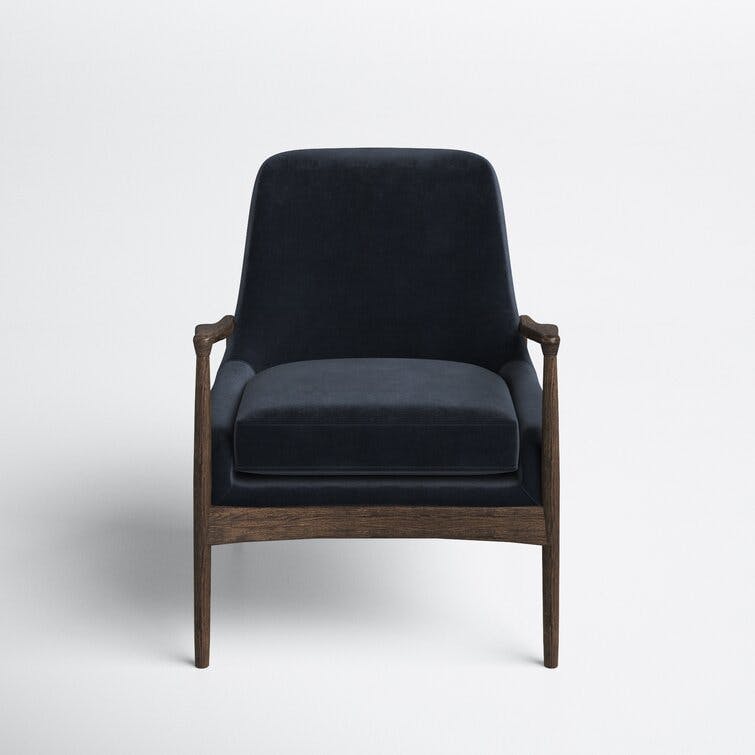 Ashford Braden Velvet Shadow Upholstered Armchair