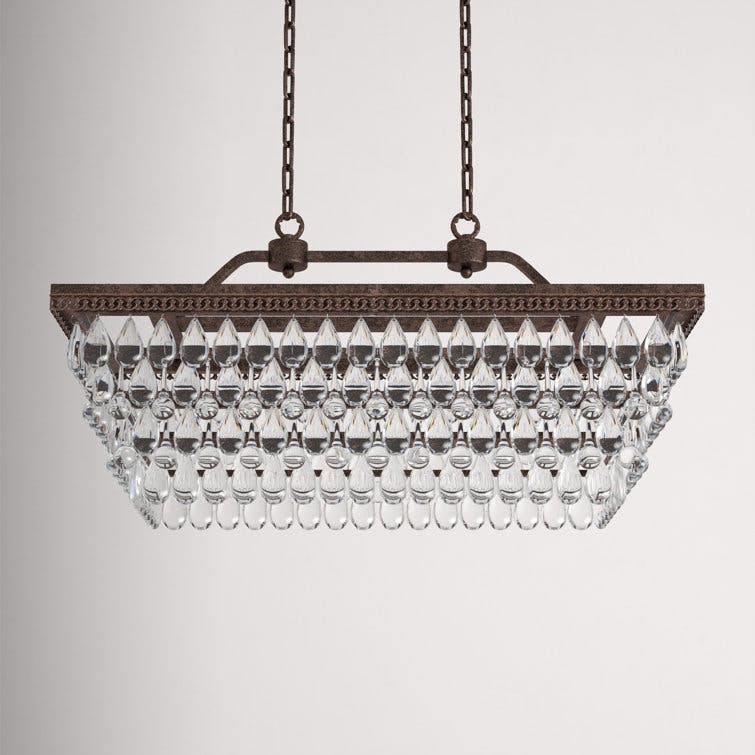 Danna 6 - Light Dimmable Tiered Chandelier