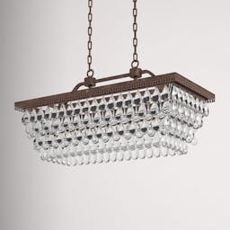 Danna 6 - Light Dimmable Tiered Chandelier