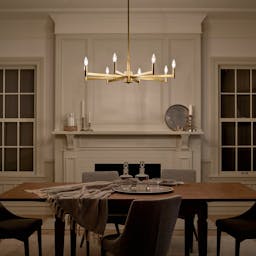 Gavin 8 - Light Dimmable Classic / Traditional Chandelier