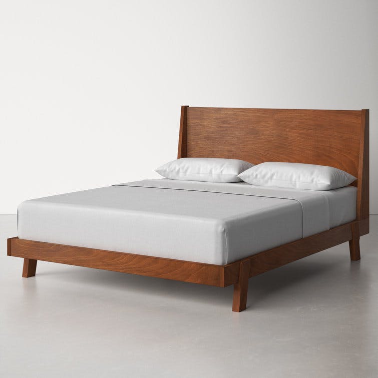 Juno Solid Wood Low Profile Platform Bed