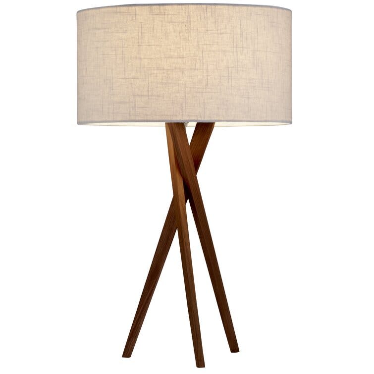 Harcourt Solid Wood Tripod Lamp